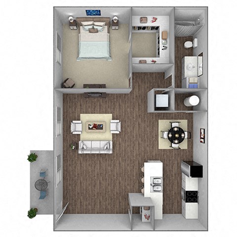 1 bedroom floorplans